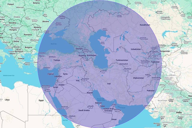 Chilling map shows countries within Iran's missile range – 4 vacation ...