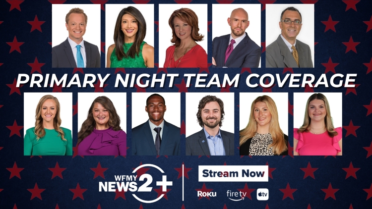2026 North Carolina primary election | Watch live coverage on WFMY+