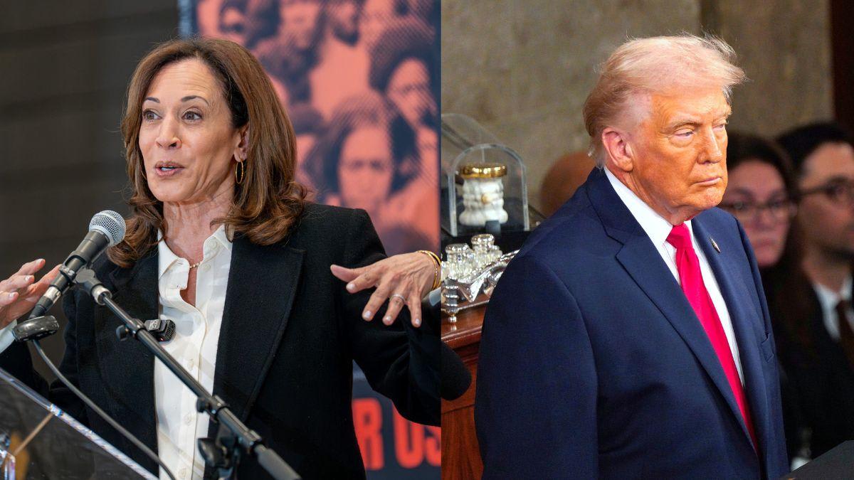 Kamala Harris lashes out at Donald Trump over dragging the US into a ...