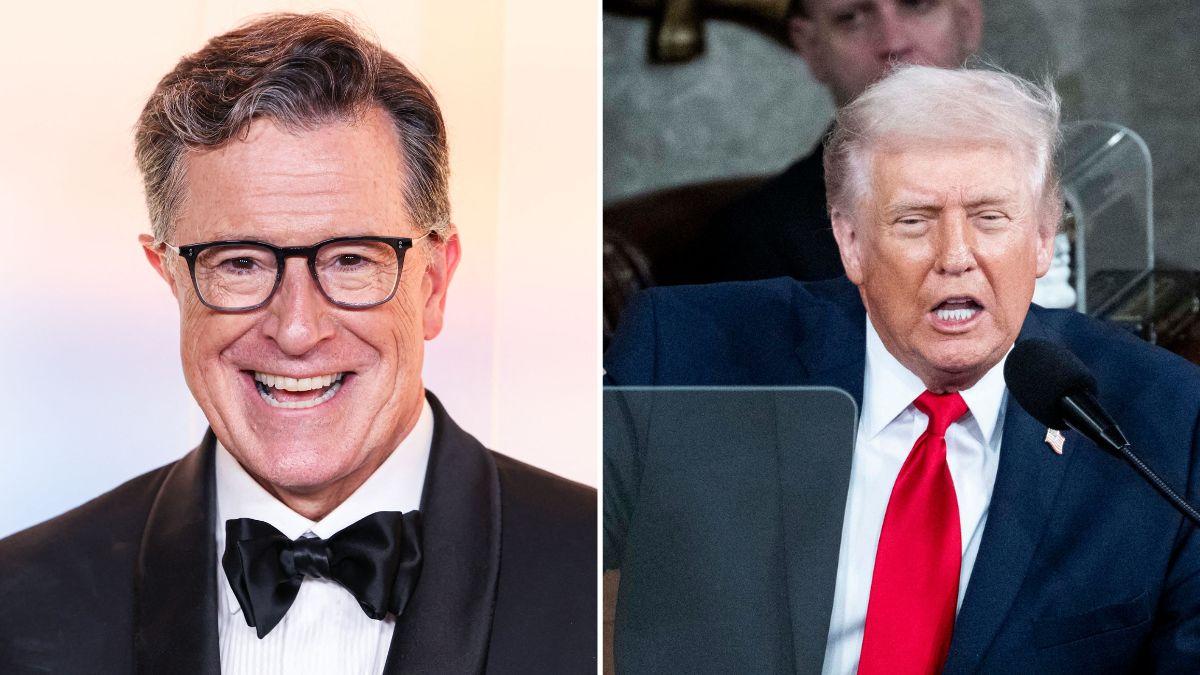 Stephen Colbert blasts Democrats' 'silent defiance' of Donald Trump
