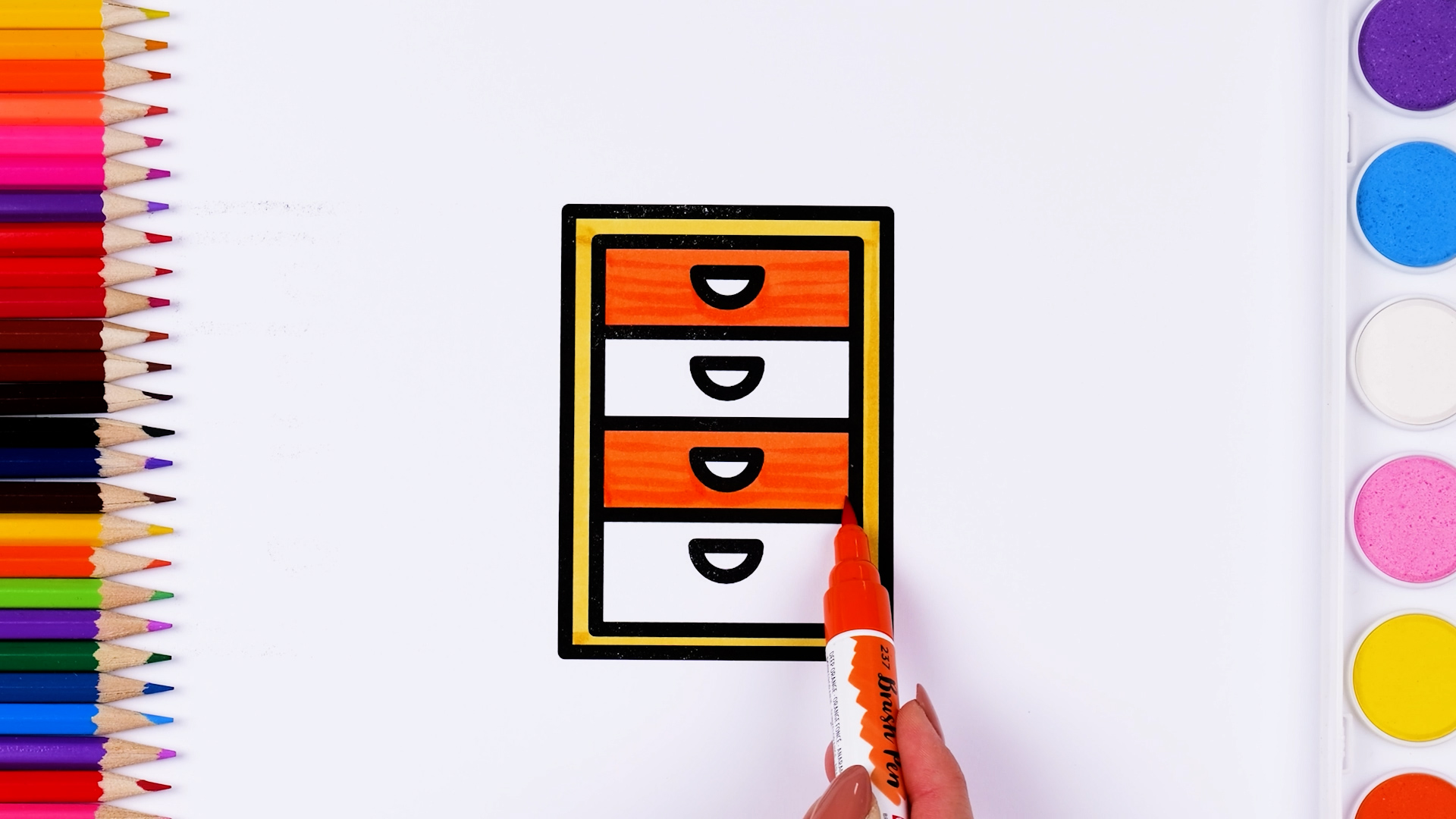 Fun coloring in | Learning color names