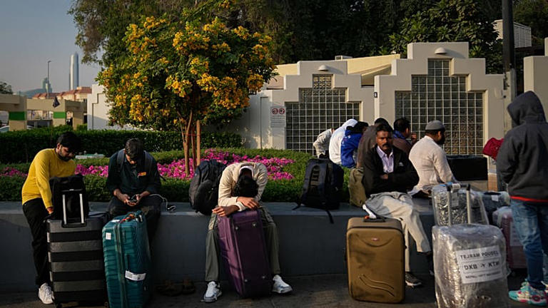 Turistas atrapados en Oriente Medio: 