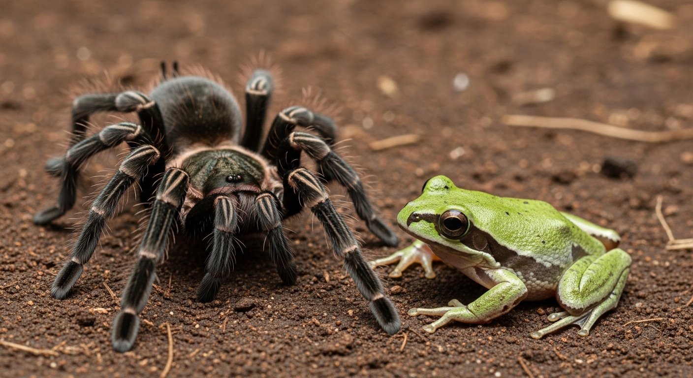 Why tarantulas don’t eat certain frogs living in their burrows