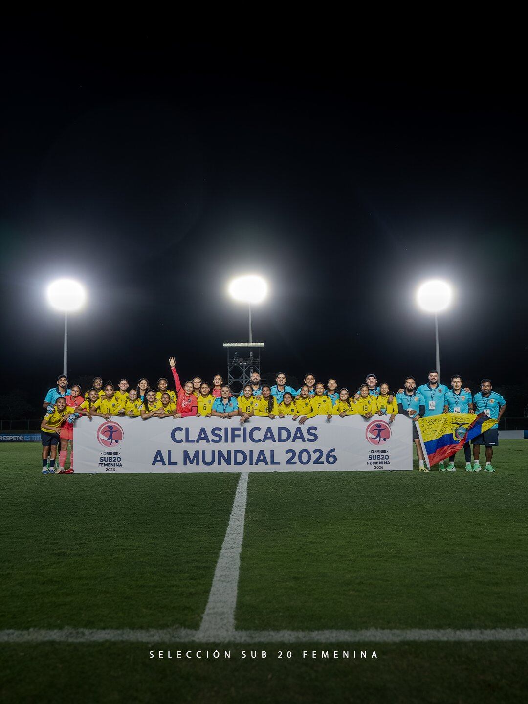 Ecuador golea 5-1 a Paraguay y clasifica al Mundial Sub-20 Femenino 2026
