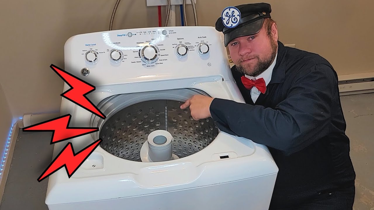 GE washing machine making noise - how to find & fix
