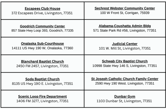 Where to vote in East Texas for the March 2026 primary election