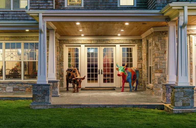 CT estate with underground tunnel and fish-shaped pool lists for $4M