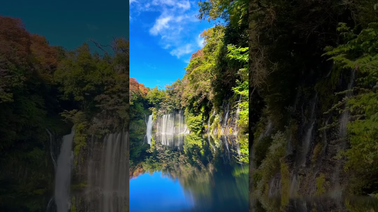 You need to visit Shiraito Falls in Fujinomiya!😍 #shorts