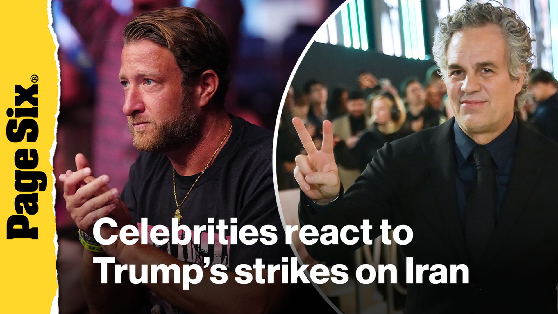 Celebrities react to President Trump's strikes on Iran as conflict ...