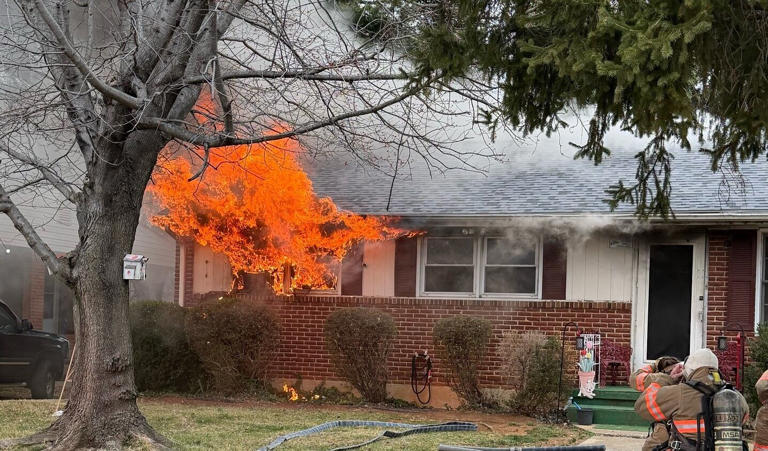 Four displaced by Roanoke house fire