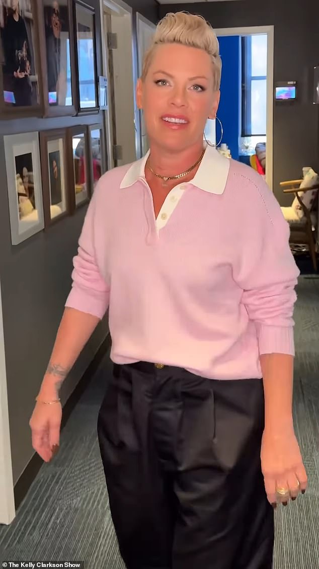 Pink reveals if she is taking over Kelly Clarkson's talk show