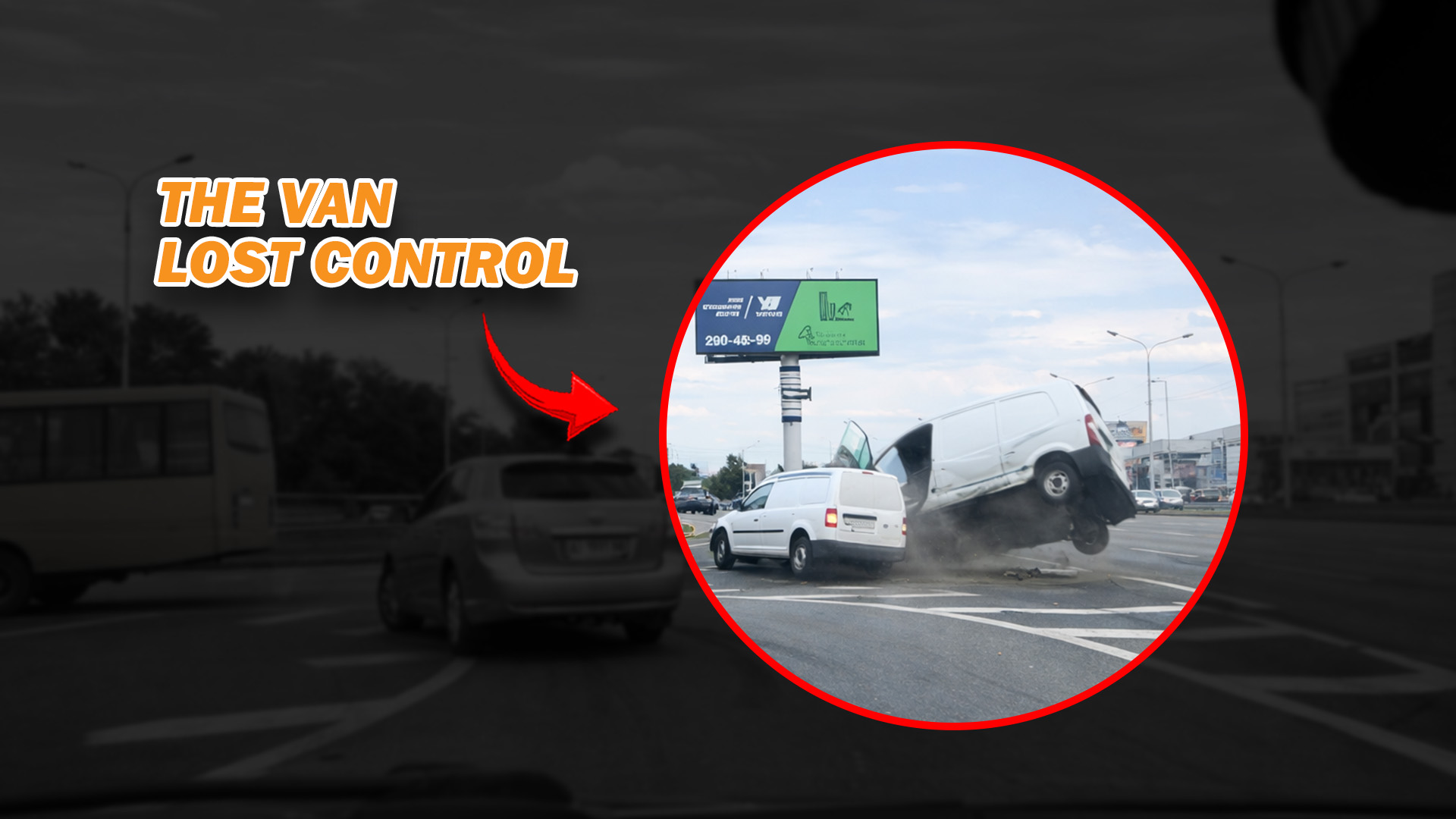 Reckless driving leads to crash caught on camera