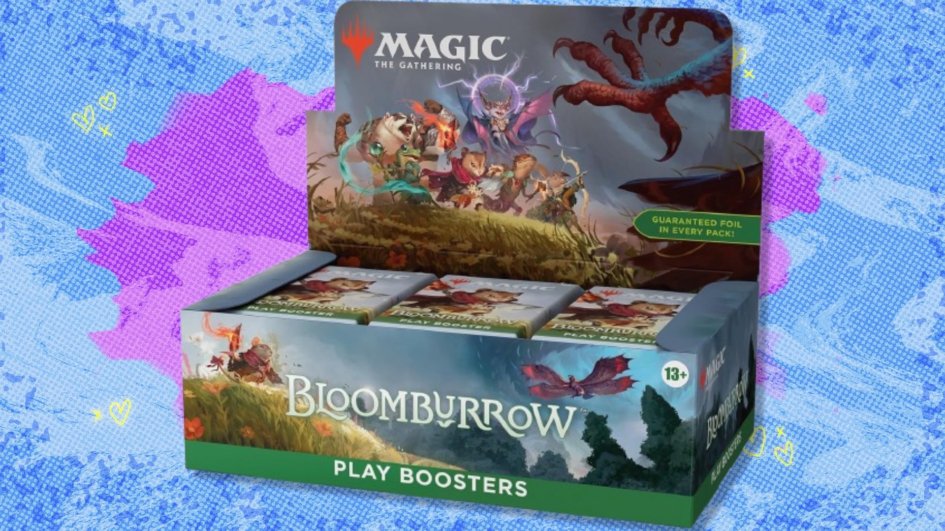 The Magic: The Gathering Bloomburrow Play Booster Box is now below ...