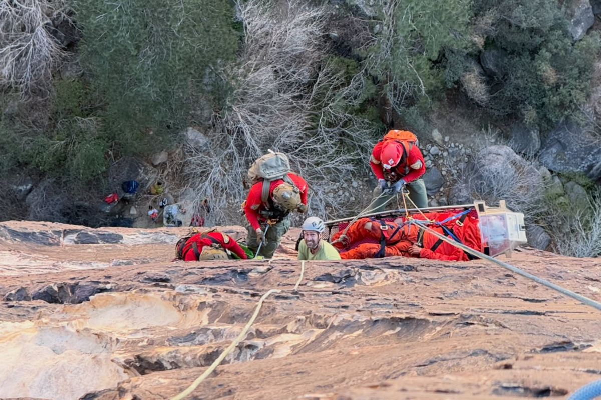 Rescuers describe daring mission after climber fell more than 40 feet