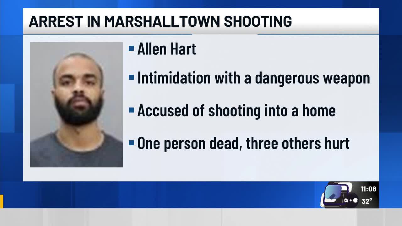Mount Pleasant man arrested in deadly Marshalltown shooting