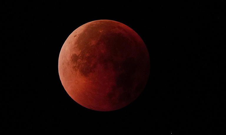 A total lunar eclipse will turn the moon blood red on Tuesday across ...