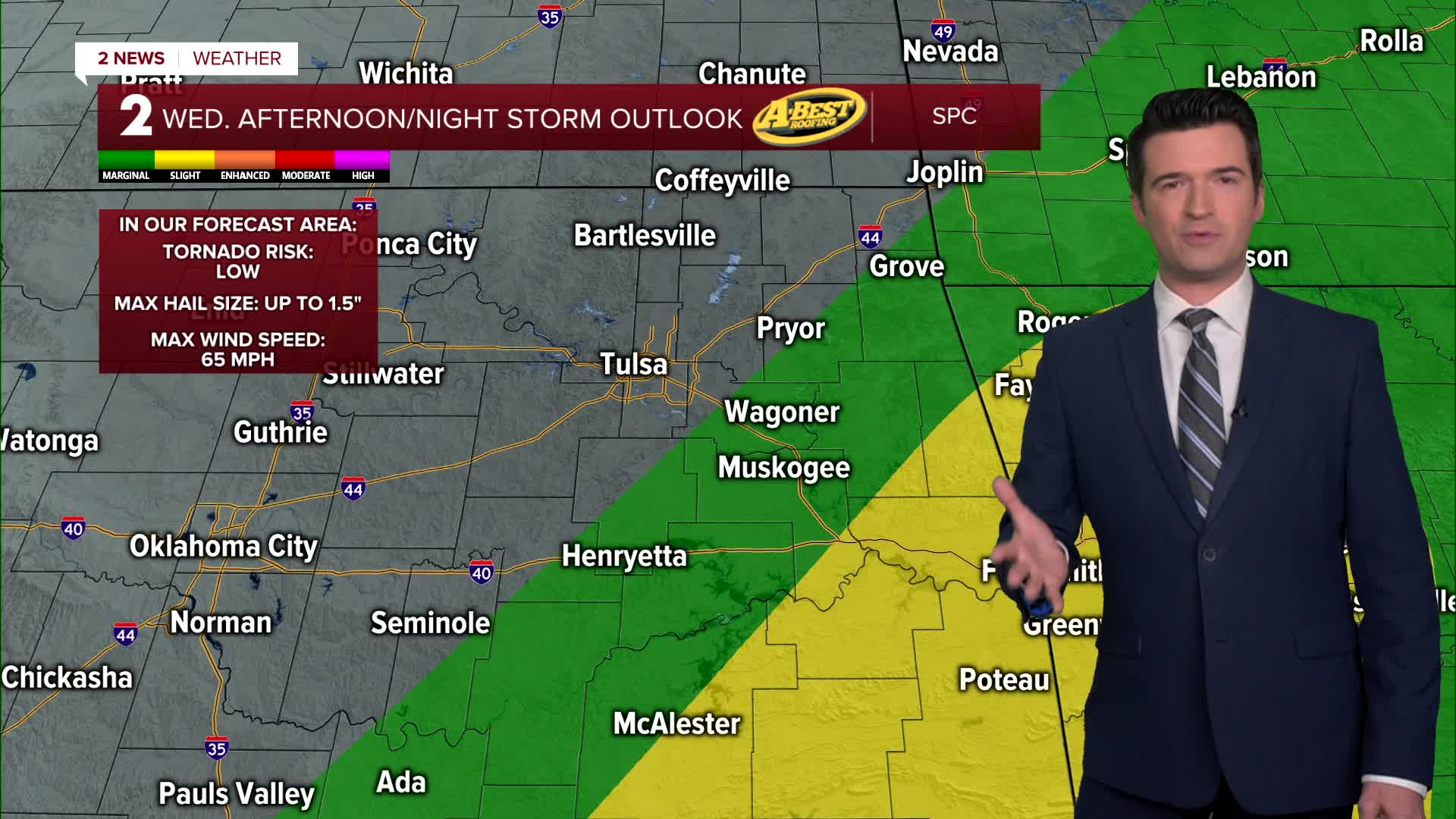 Strong to severe storm chances mid to late week