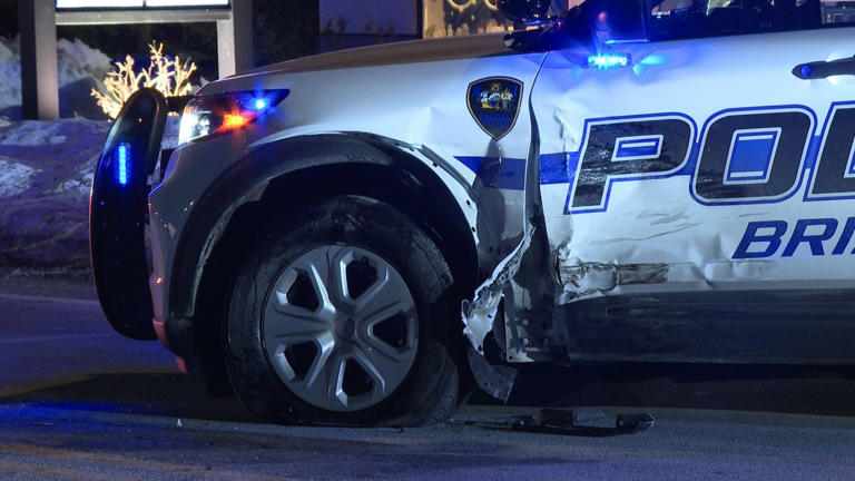 Man charged with DUI after crashing into Bristol police cruiser