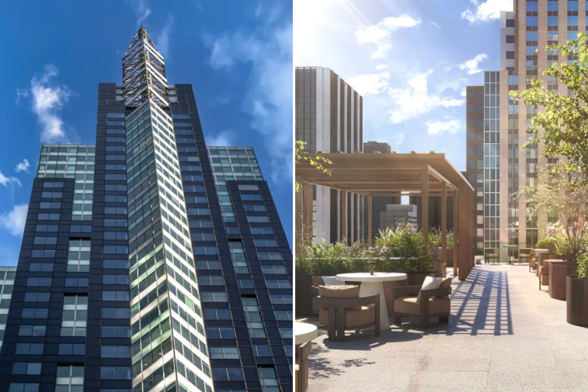 Times Square skyscraper full of amenities hits 50% occupancy after ...