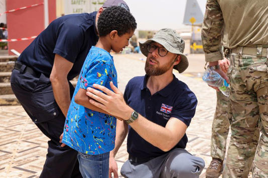 British Nationals being evacuated from Khartoum, Sudan with the assistance of the UK Government's Rapid Deployment Team in 2023
