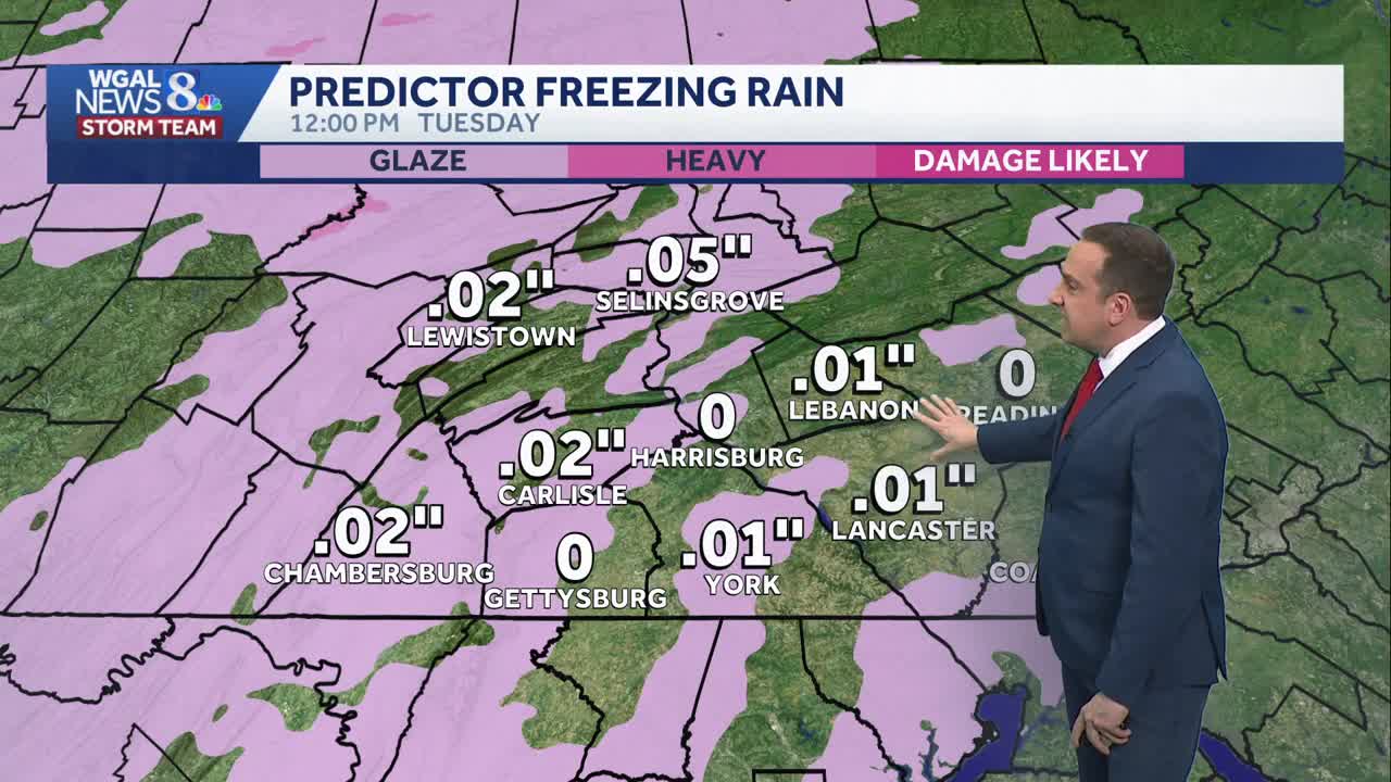 Impact: Snow to wintry mix to rain tonight & early Tuesday