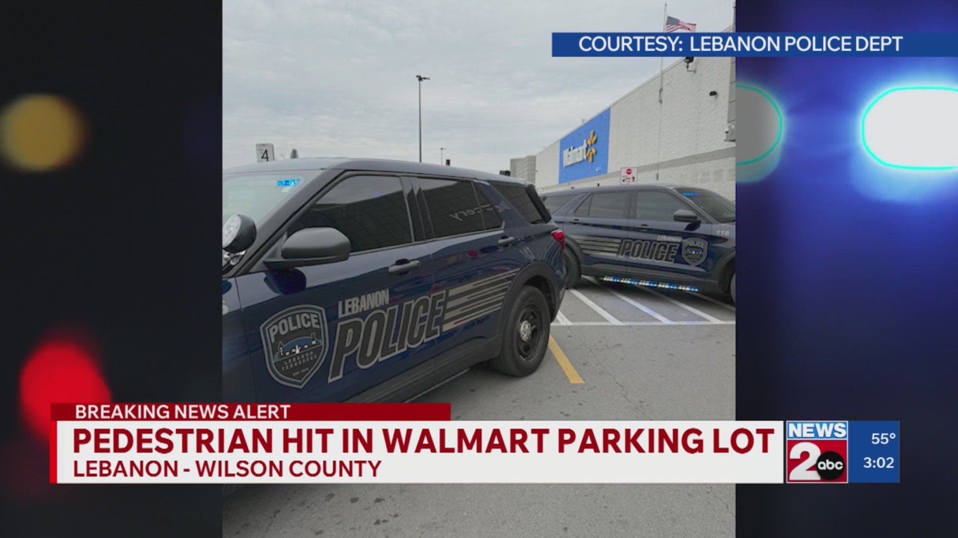 Pedestrian hit in Lebanon Walmart parking lot