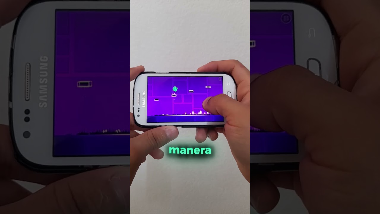 Geometry Dash en celular viejo! (parte 3) 😱 #celular #consolaportatil # ...