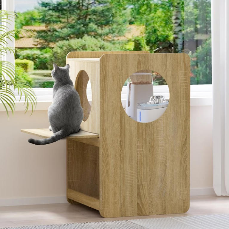 Target's GDLF cat feeder leaves dogs confused, cat owners love its design