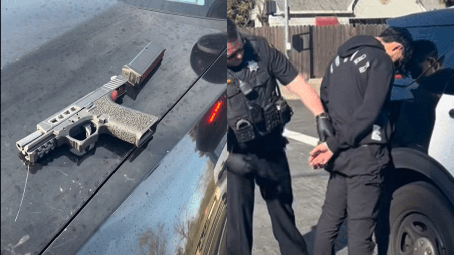Armed suspect arrested after shooting at car, theft, deputies say