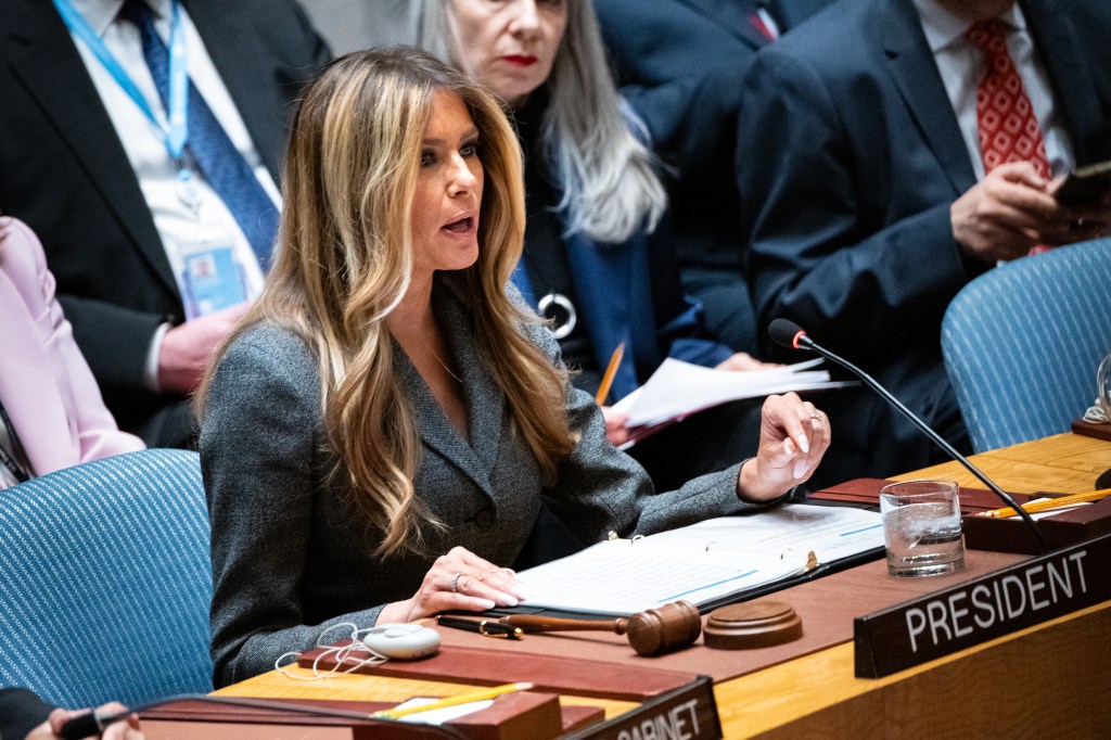 Melania Trump presiding over UN Security Council meeting stuns internet<br><br>