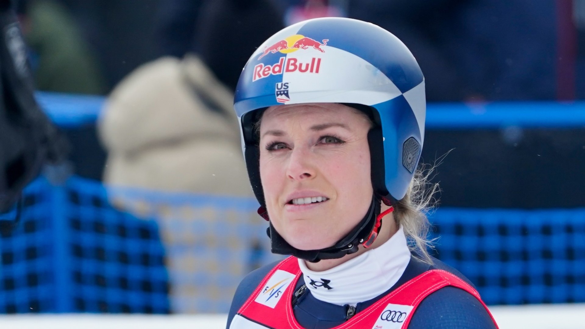 Lindsey Vonn responds to losing top spot on leaderboard after gnarly injury
