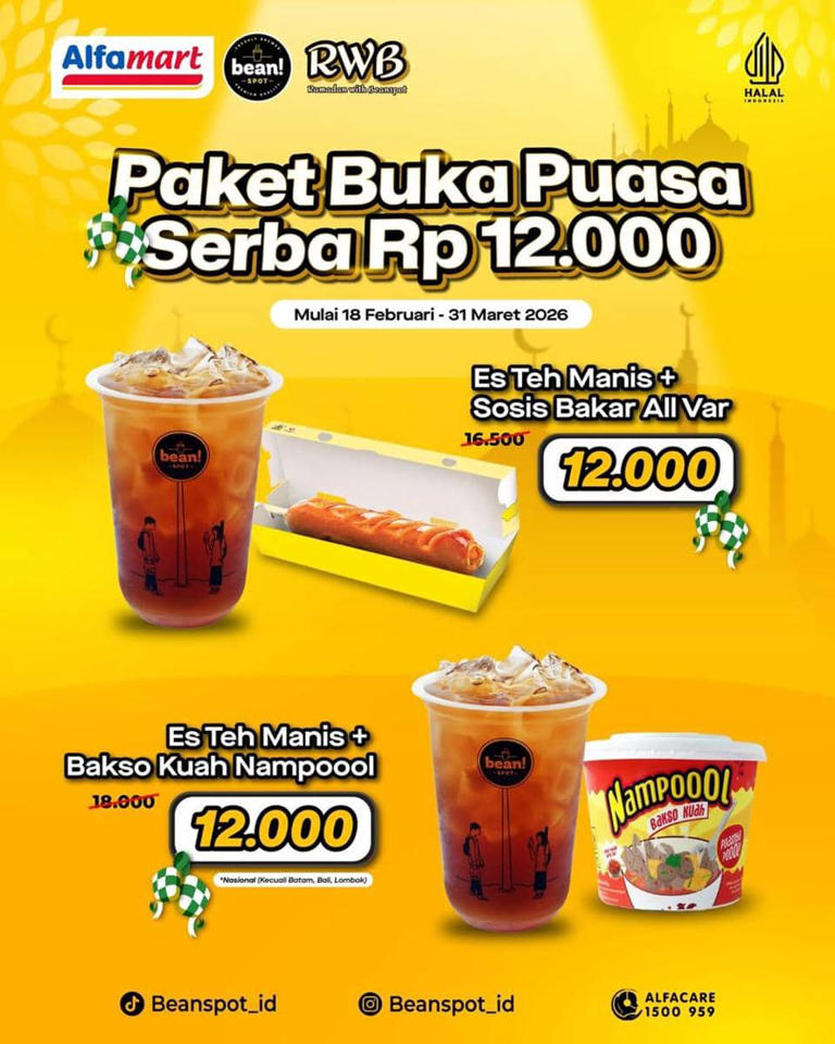 Deretan promo makanan dan minuman Ramadan 2026 yang bikin bukber seru!