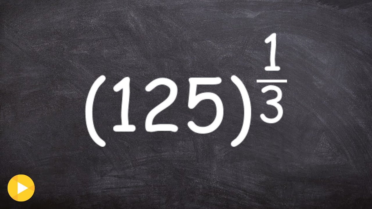 Learning how to simplify an exponent raised to a rational power