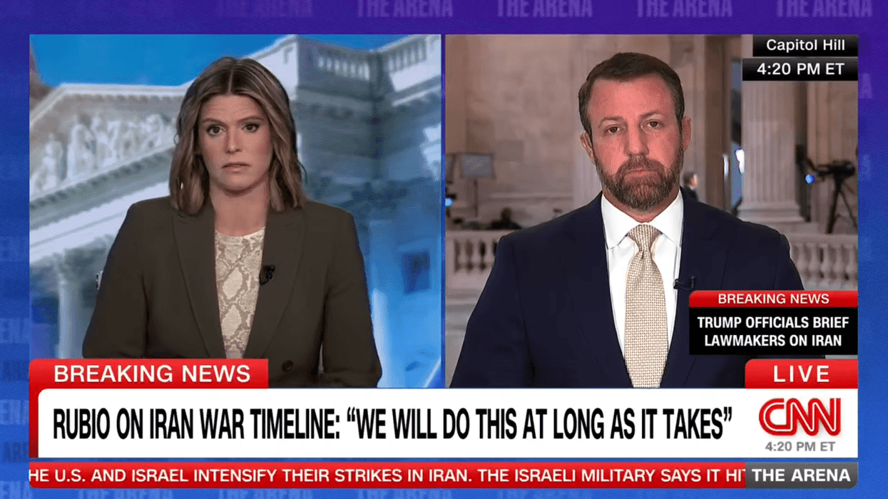 Senate Republican confronted on CNN over Trump admin's own war rhetoric
