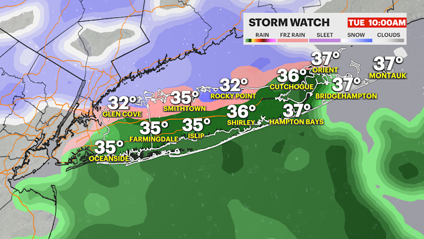 Storm watch: Brief wintry mix to rain Tuesday; more wet weather later ...