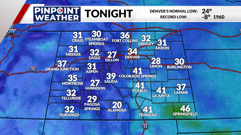 Denver weather: Cooler temperatures and showers return