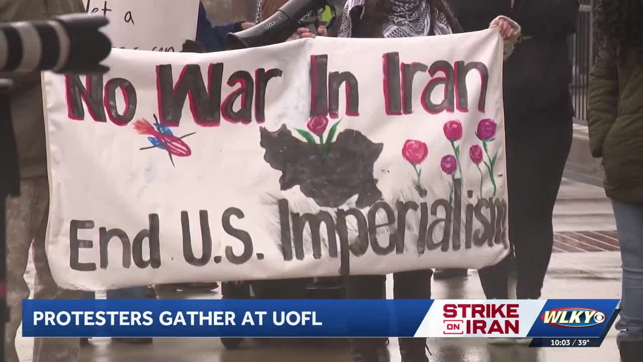 UofL students protest university's partnership with Department of War ...