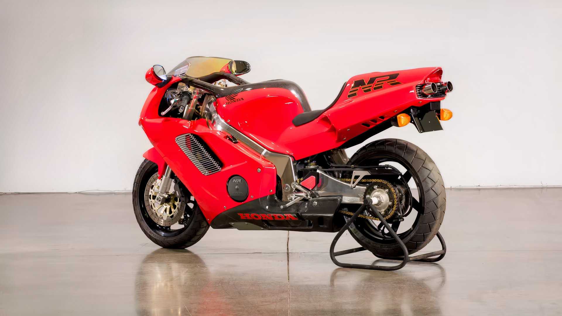 Rear 3/4 shot of 1992 Honda NR750
