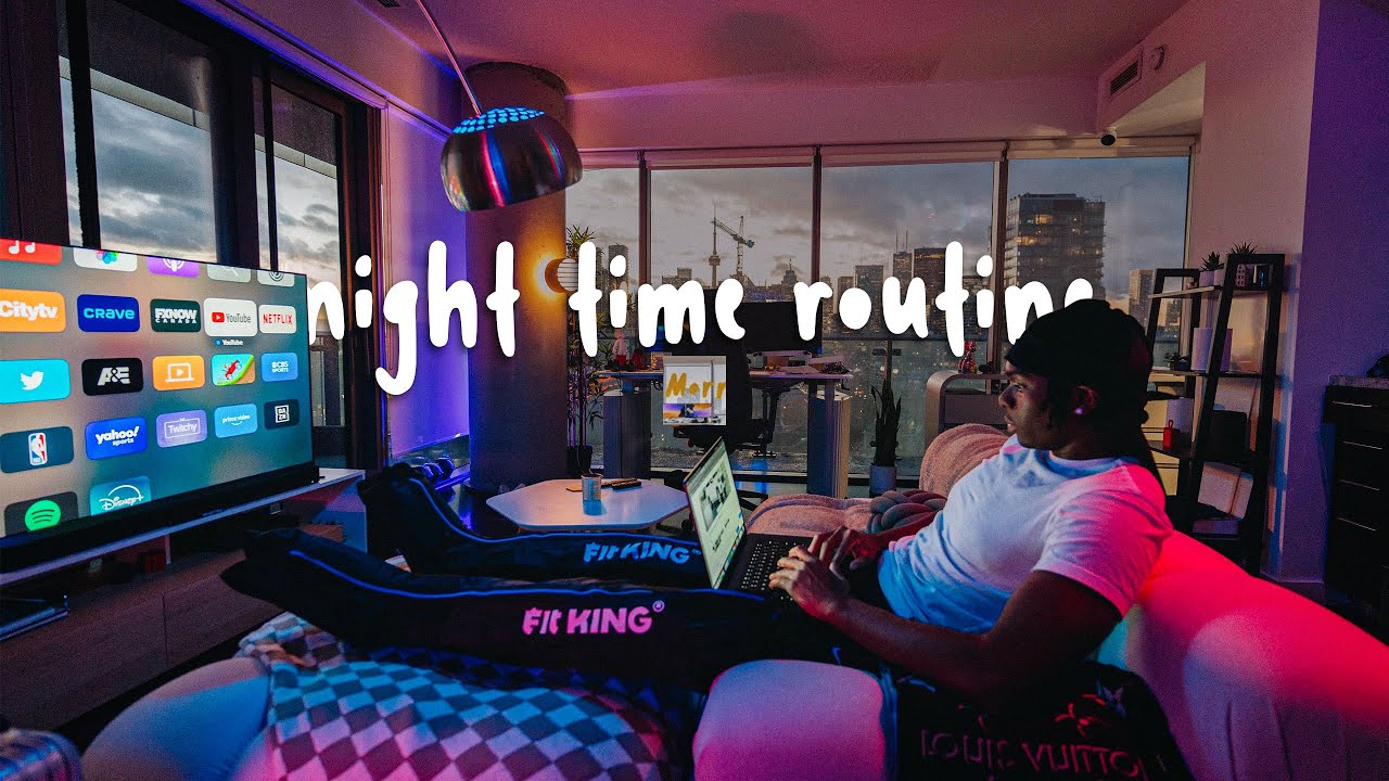 My night time routine productive & healthy habits living alone in Toronto