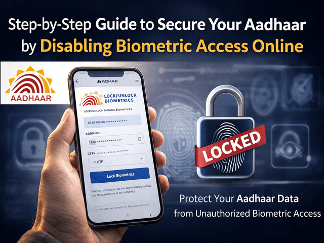 Step-by-step guide to reactivate Aadhaar biometric authentication online