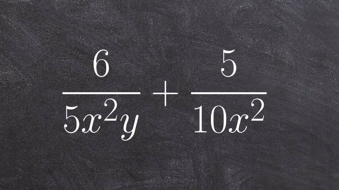 Adding two rational expressions with unlike denominators