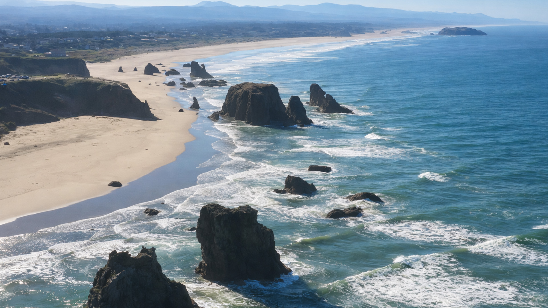 A coast shaped by the Pacific