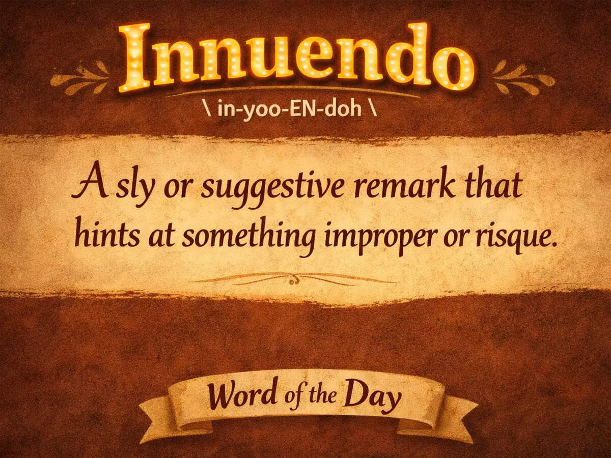 Word of the day: Innuendo