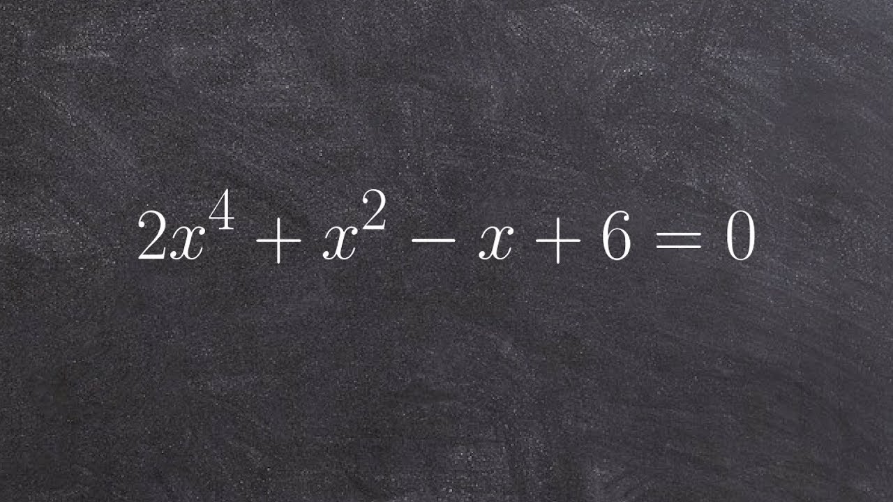 Using Descartes' rule of signs to find possible zeros
