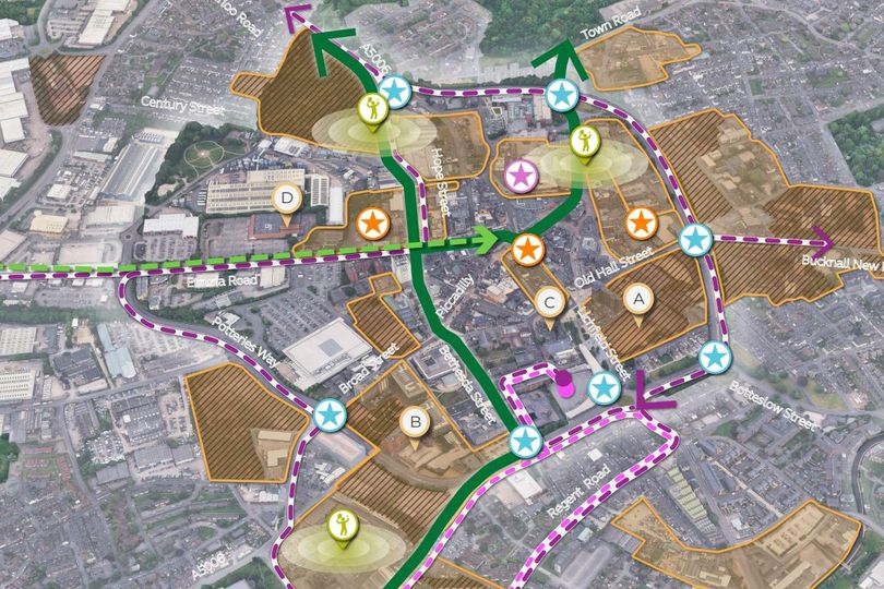 Council unveils 'realistic' new masterplan for Hanley