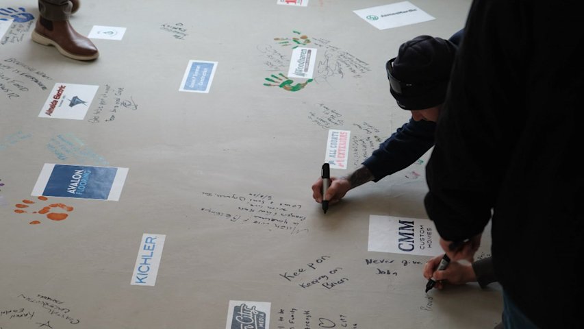Community members sign new St. Jude Children’s Dream Home in Manasquan