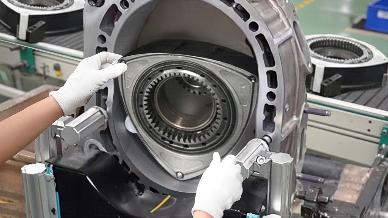 Amazing way Japan builds advanced rotary engines