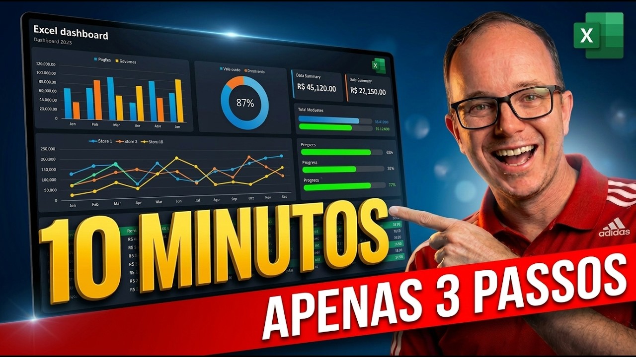 O segredo para criar dashboards no Excel do zero