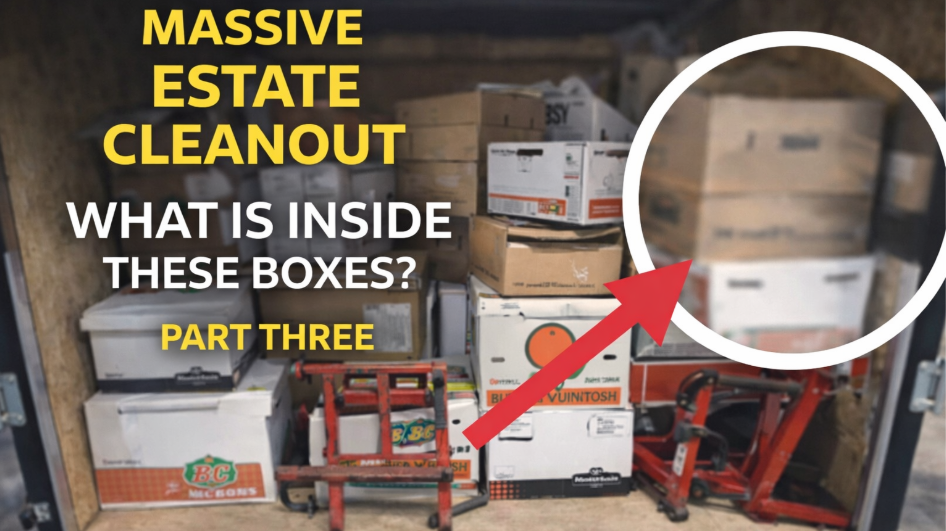 Massive estate cleanout: What is inside these boxes part three