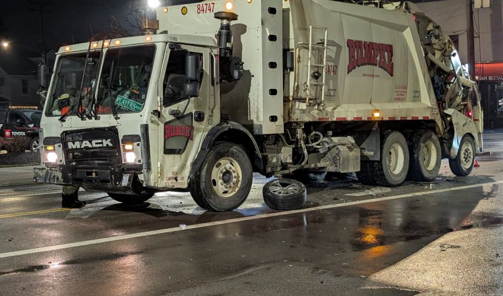 Crash involving Rumpke garbage truck on Montgomery Road